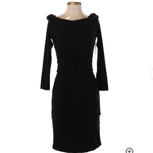 White House Black Market Black Cocktail Dress 4